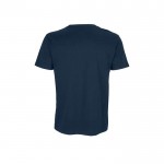 T-shirt in cotone e poliestere riciclato 170g/m² SOL'S Odyssey color blu mare vista posteriore