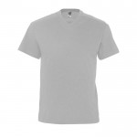 T shirt pubblicitarie con scollo a V colore grigio jeansato