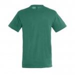 T shirt uomo personalizzate colore verde smeraldo vista posteriore