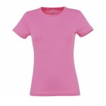 Magliette con logo aziendale per donne colore rosa