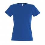 Magliette con logo aziendale per donne colore blu reale