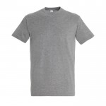 Colorate t shirt pubblicitarie con logo colore grigio jeansato