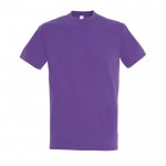 Colorate t shirt pubblicitarie con logo colore viola