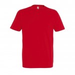 Colorate t shirt pubblicitarie con logo colore rosso