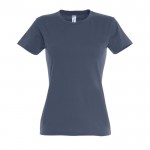 T shirt stampate online da 190 g/m² colore blu alice