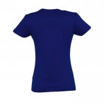 T shirt stampate online da 190 g/m² colore blu oltremare vista laterale