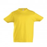 T shirt con stampa personalizzata colore giallo scuro