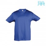 T shirt bambino personalizzate colore blu reale