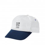 Personalizzazione cappelli con logo vista area di stampa