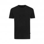 T-shirt in cotone riciclato e organico 180 g/m² Iqoniq Bryce color nero