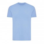 T-shirt in cotone riciclato e organico 180 g/m² Iqoniq Bryce color azzurro pastello