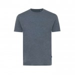 Tshirt in cotone riciclato e organico 180 g/m² Iqoniq Manuel color blu scuro jeansato