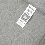 Felpa morbida eco cotone non colorato 340 g/m² Iqoniq Torres color grigio chiaro jensato
