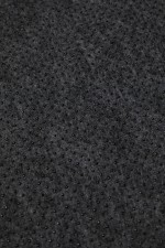 Tappetino per mouse in feltro riciclato con base antiscivolo color nero terza vista