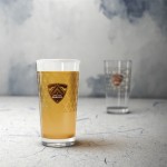 Bicchieri promozionali di vetro per birra colore transparente vista ambiente