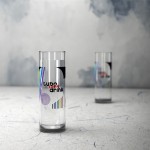 Bicchieri con logo aziendale in tritan colore transparente vista ambiente