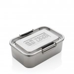 Lunch box personalizzabile in acciaio inox vista area di stampa