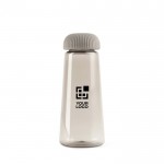 Bottiglia in rPET a forma di cono con tappo facile da aprire da 575 ml color grigio vista area di stampa