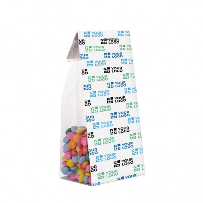 Cioccolatini colorati tipo Smarties in sacchetto da 100g color trasparente vista principale