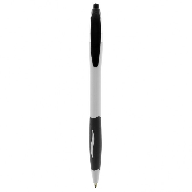 Penna promozionale con impugnatura soft color nero