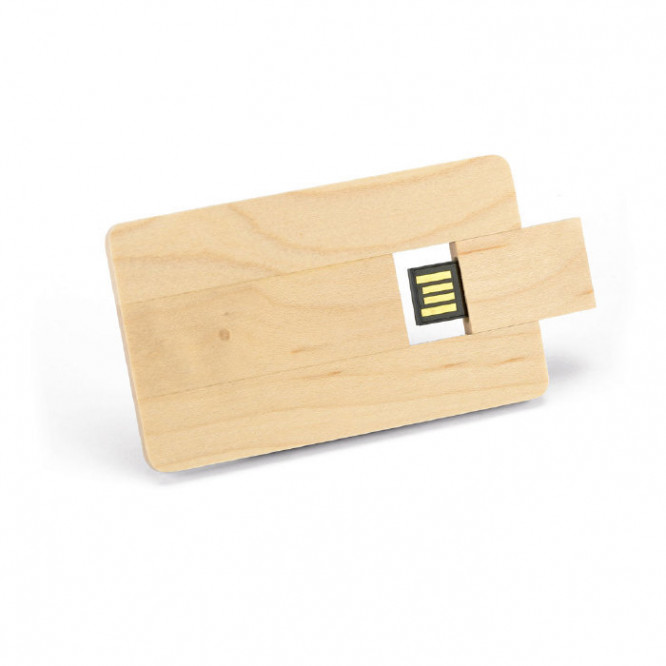 Usb card in legno personalizzata