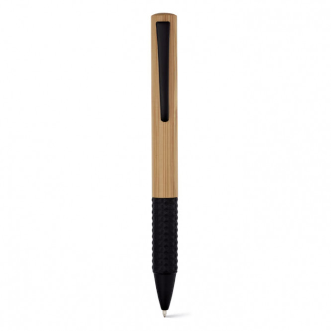 Penna di bambù con confezione  color nero