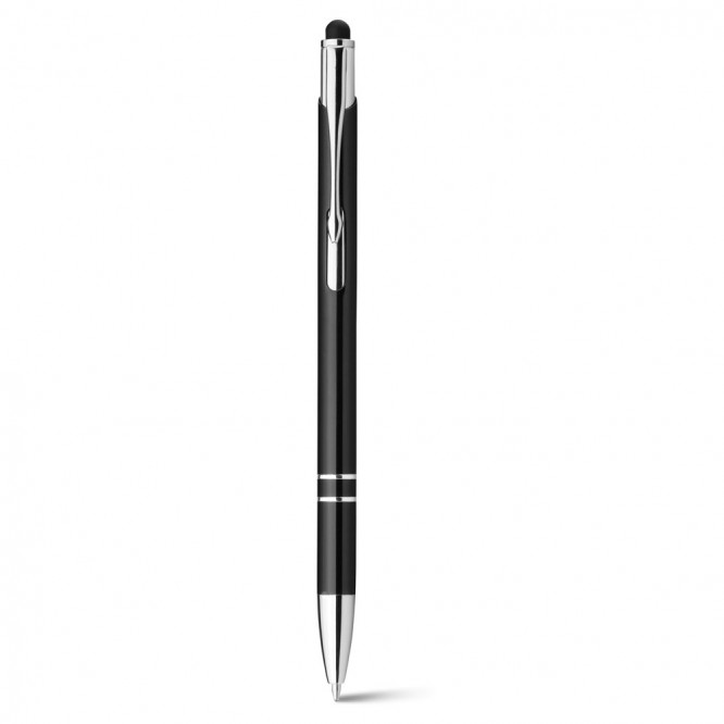 Penna touchscreen personalizzabile colore nero