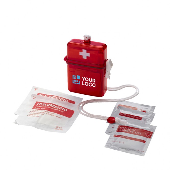 Kit di pronto soccorso in scatolina di plastica