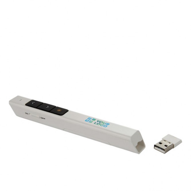 Puntatore laser in plastica ABS con connessione USB