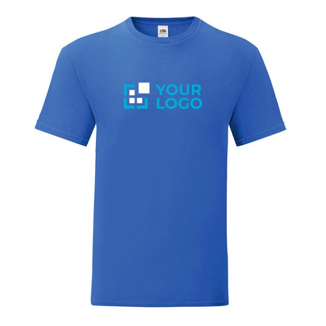 T-shirt in cotone ringspun 150 g/m² colore blu