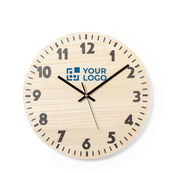 Orologio da parete personalizzato in legno