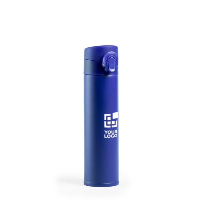 Thermos promozionali con logo colore blu