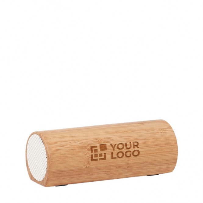 Altoparlanti personalizzati in legno color legno