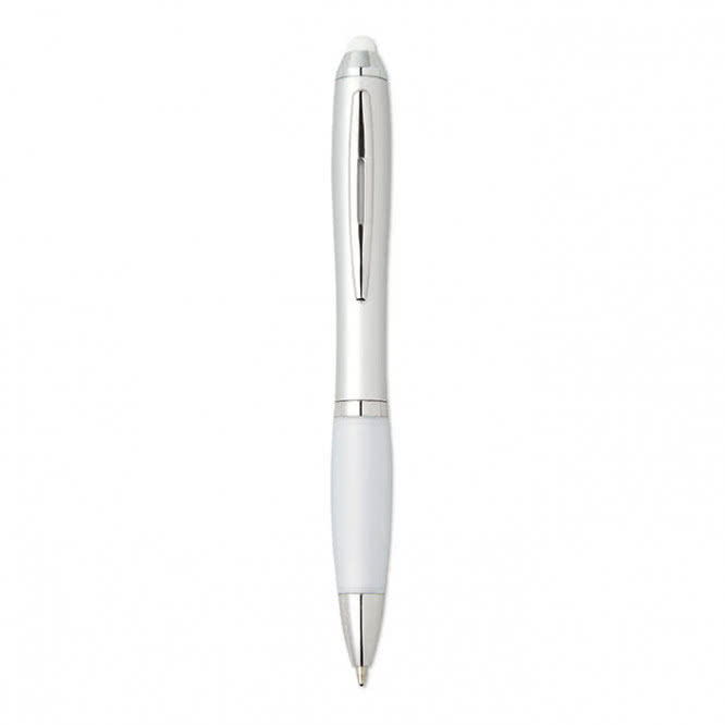 Penna con punta di vari colori colore bianco