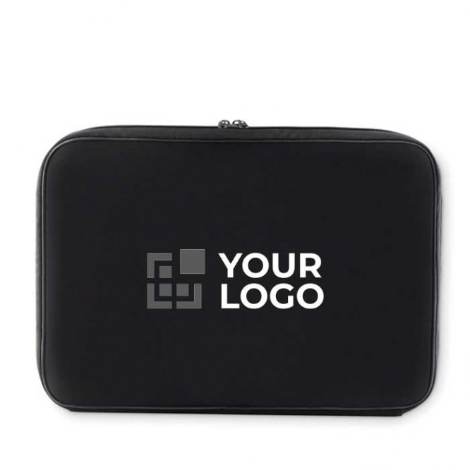 Custodia con logo per laptop da 15 pollici colore nero