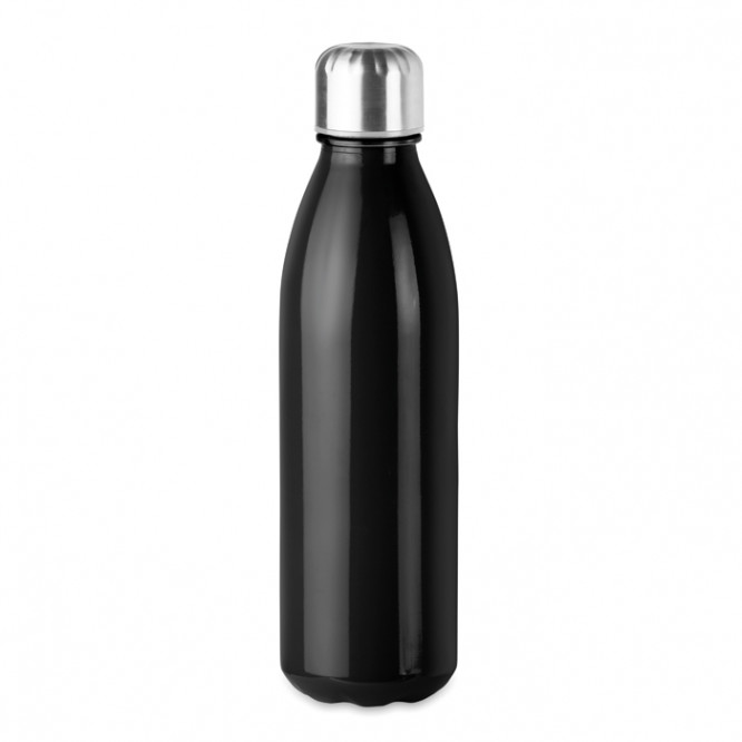 colorate bottiglie d'acqua personalizzate color nero