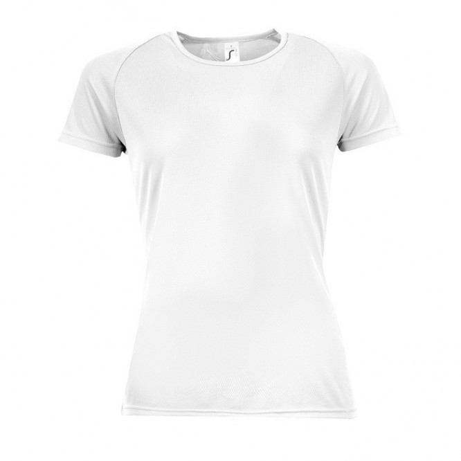 T shirt sportive personalizzate traspirabili colore bianco