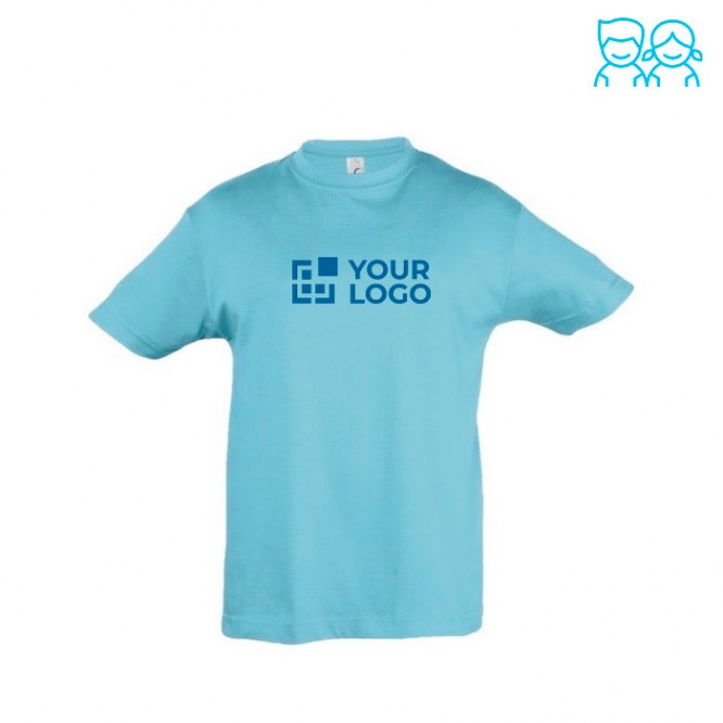 T shirt bambino personalizzate colore blu reale