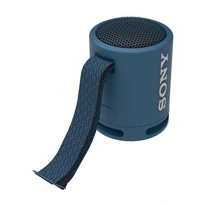 Speaker pubblicitari della Sony color blu