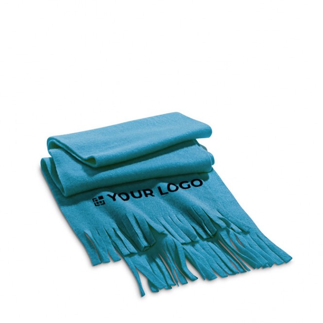 Colorata sciarpa personalizzata in pile