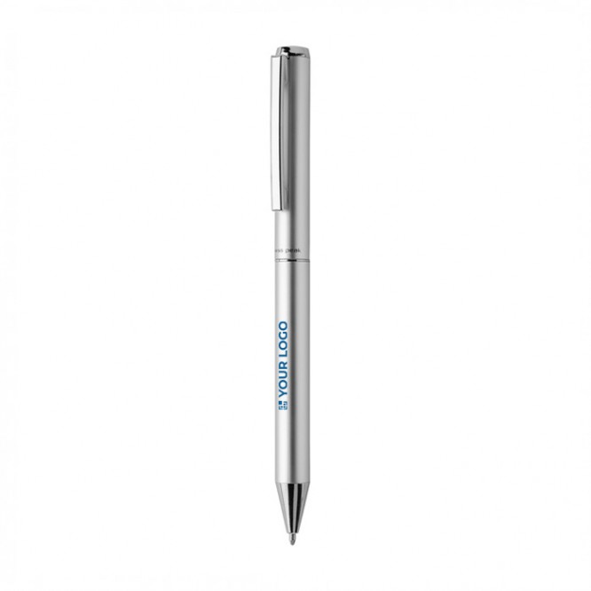 Penna elegante in alluminio riciclato con inchiostro blu Dokumental®