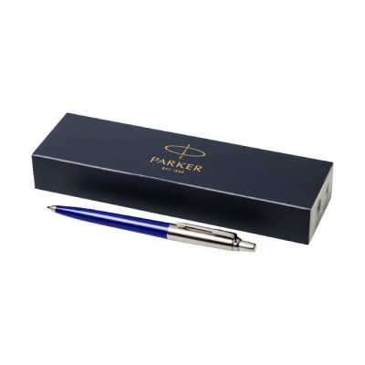 Penna promozionale con custodia color blu