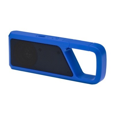 Piccolo speaker a forma di clip color azul reale