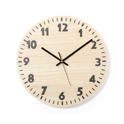 Orologio da parete personalizzato in legno