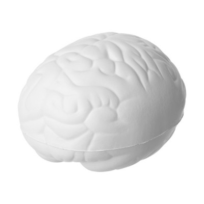 Gadget antistress a forma di cervello color bianco