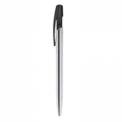 Brillante biro con logo aziendale color argento