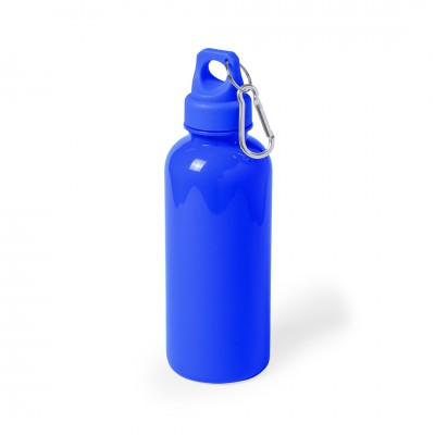 Piccole bottiglie con logo per eventi color blu