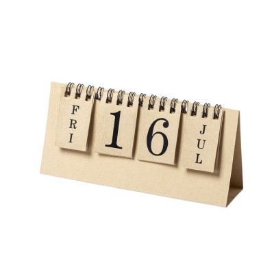 Calendario da tavolo in cartone personalizzabile