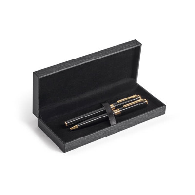 Set di penne personalizzate con elementi in oro