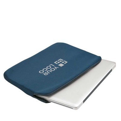 Custodie personalizzate per notebook con logo vista area di stampa